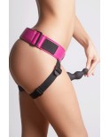 Harnais gode Curious fuchsia - par Strap On Me Harnais gode Curious fuchsia - par Strap On Me