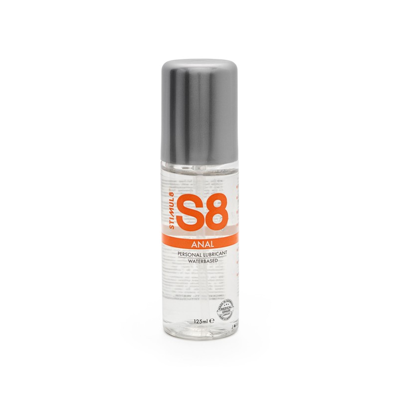 Lubrifiant anal à base de l'eau 125ml - par S8