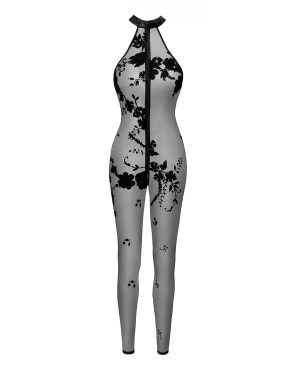 Combinaison zippée Ego F315 tulle floqué