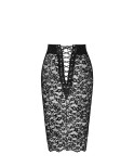 Jupe lacée Ambivalence F302 dentelle, lingerie par Noir HandMade