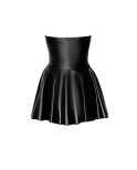 Mini robe bustier Dreamer F308 wetlook, lingerie par Noir HandMade