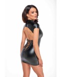 Robe dos lacé Fantasy F309 wetlook, lingerie par Noir HandMade