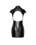 Robe dos lacé Fantasy F309 wetlook, lingerie par Noir HandMade