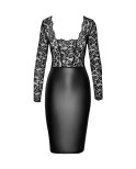 Robe Euphoria F295 wetlook et dentelle, par Noir HandMade Robe Euphoria F295 wetlook et dentelle, par Noir HandMade