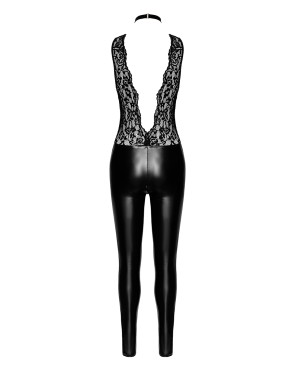 Combinaison collier Libido F298 wetlook et dentelle