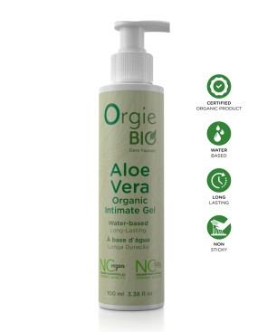 Gel Intime Bio à Base d'Eau à l'Aloe Vera