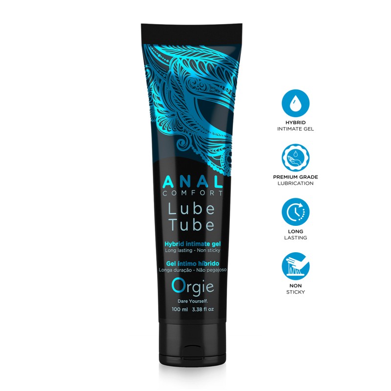 Lubrifiant anal eau Lube Tube Anal Comfort 100ml - par ORGIE Lubrifiant anal eau Lube Tube Anal Comfort 100ml - par ORGIE