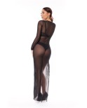 Robe longue transparente V-10679 - lingerie par Axami Robe longue transparente V-10679 - lingerie par Axami