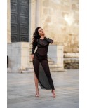 Robe longue transparente V-10679 - lingerie par Axami Robe longue transparente V-10679 - lingerie par Axami