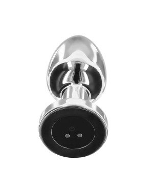 Plug vibrant en Acier Inoxydable The Glider L par Toy Joy