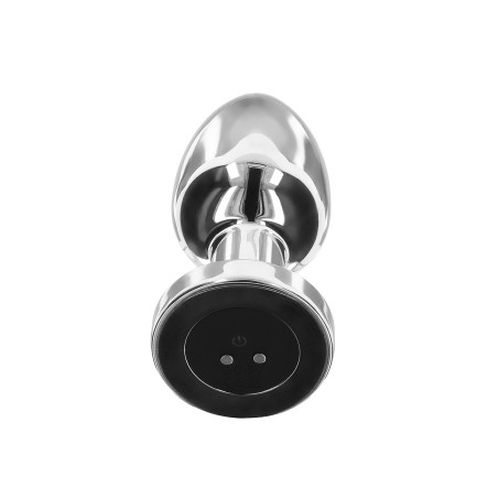 Plug vibrant en Acier Inoxydable The Glider L par Toy Joy