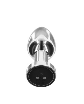 Plug anal vibrant  Acier Inoxydable The Glider M par Toy Joy