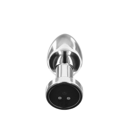 Plug anal vibrant  Acier Inoxydable The Glider M par Toy Joy
