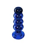 Plug anal vibrant en verre The Radiant 11 x 3,6 cm - par Toy Joy