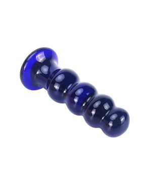 Plug anal vibrant en verre The Radiant 11 x 3,6 cm - par Toy Joy