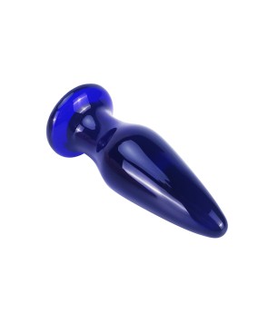Plug anal vibrant en verre The Shining 11,5 x 4 cm - par Toy Joy
