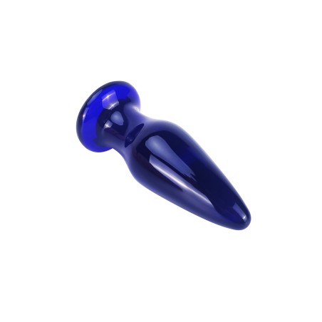 Plug anal vibrant en verre The Shining 11,5 x 4 cm - par Toy Joy