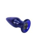 Plug anal vibrant en verre The Shining 11,5 x 4 cm - par Toy Joy