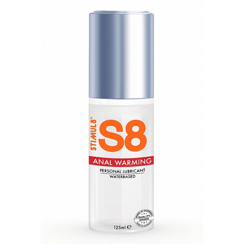 Lubrifiant anal chauffant 125ml - par S8
