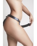 Harnais pour gode Generous Simili-Cuir bleu - par Strap On Me