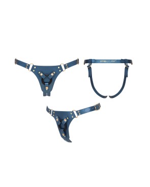 Harnais Generous bleu - Strap On Me