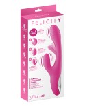 Vibromasseur Rabbit avec tapotement - Point G Vagin et Clitoris Felicity par YOBA