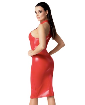 Robe mi-longue Orgia F354 wetlook