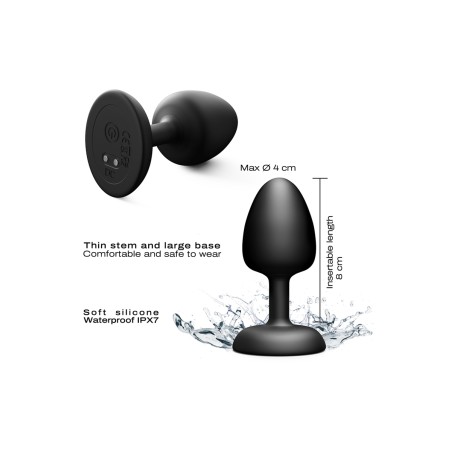 Plug anal vibrant télécommandé Geisha Plug Infinite L - par Dorcel