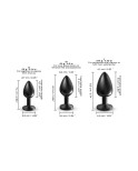 Plug anal en métal Onix thermo-réactif S - par Dorcel