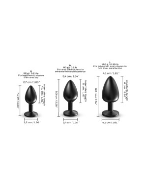 Plug anal en métal Onix Plug M - Dorcel