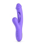 Vibro Rabbit avec Stimulateur de Point G Tess Avec tapotements - par Good Vibes Only Vibro Rabbit avec Stimulateur de Point G Tess Avec tapotements - par Good Vibes Only