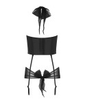 Guêpière Kesmina faux cuir - lingerie par Passion