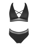 Ensemble ouvert deux pièces Kristeen - lingerie par Passion
