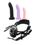 Gode ceinture avec 3 dildos inclus - par You2Toys Gode ceinture avec 3 dildos inclus - par You2Toys