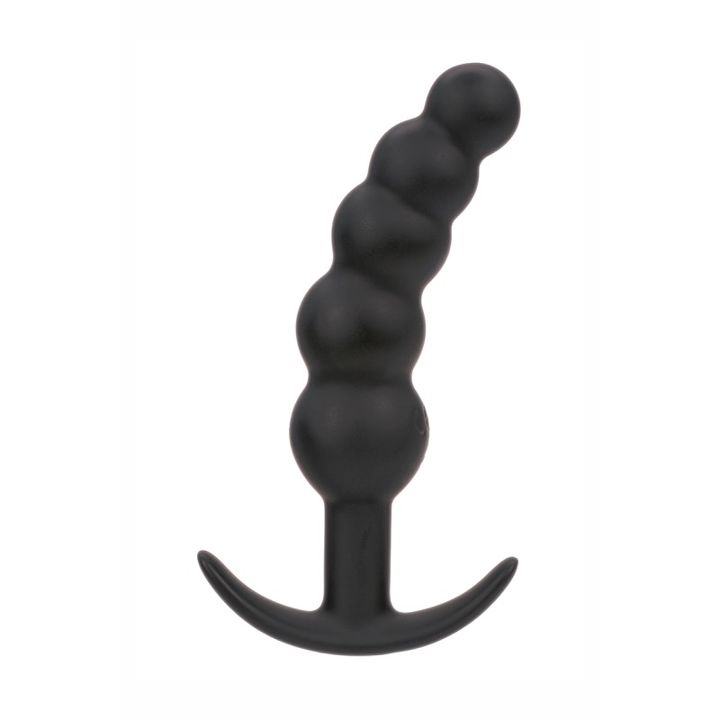Plug anal Vibrant avec 5 perles - par Calexotics Plug anal Vibrant avec 5 perles - par Calexotics