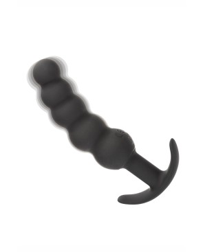 Plug anal Vibrant avec 5 perles - Calexotics