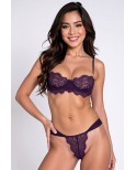 Ensemble deux pièces violet Tivolea - lingerie par Passion