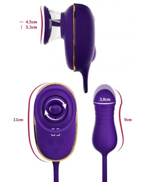 Stimulateur clitoridien et anal - She.E.O