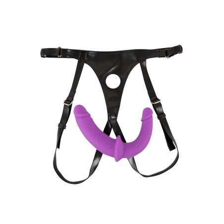 Double Strap-On ultra doux 32 cm, Gode Ceinture - par Sweet Smile