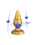 Plug anal Goldy M Fantasy Collection - termo réactif - par SilexD