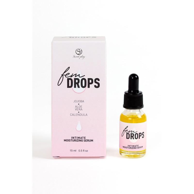 Sérum intime hydratant Fem Drops Anti-sécheresse, Régénérant par Secret Play