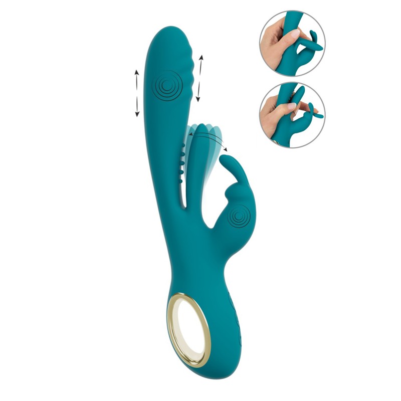Vibro Rabbit tapotement avec va-et-vient et stimulation point G - par Sweet Smile Vibro Rabbit tapotement avec va-et-vient et stimulation point G - par Sweet Smile