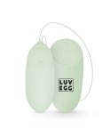Oeuf vibrant télécommandé vert - Ultra silencieux - par LUV EGG