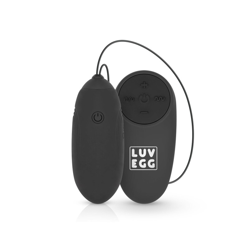 Oeuf vibrant télécommandé noir -   Ultra Silencieux - parLUV EGG