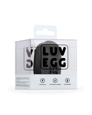 Oeuf vibrant télécommandé noir - LUV EGG