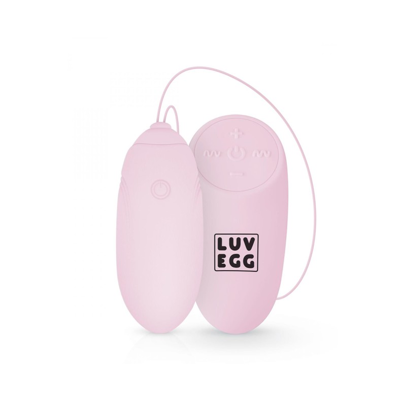 Oeuf vibrant télécommandé rose - Ultra silencieux - par LUV EGG