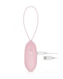 Oeuf vibrant télécommandé rose - Ultra silencieux - par LUV EGG