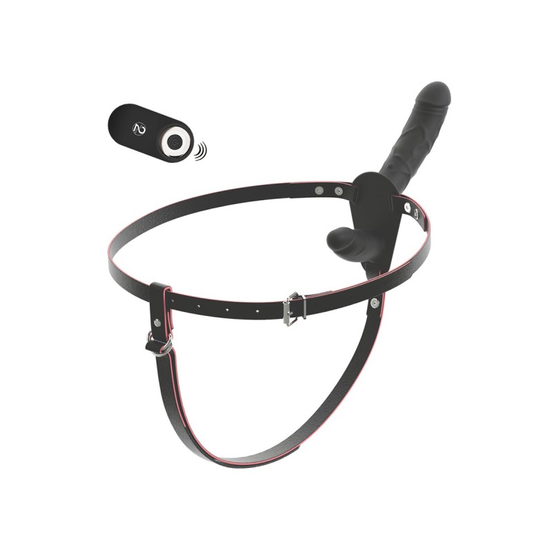 Double gode ceinture vibrant télécommandé - par You2Toys
