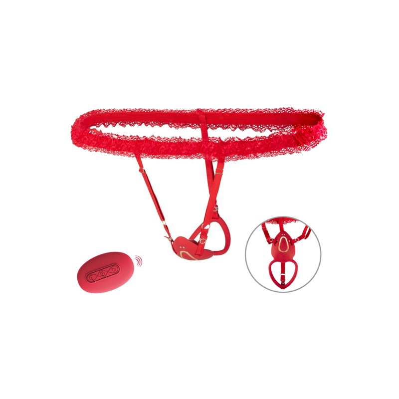 Ceinture porte-jarretelles vibrante - Ouverte - vibromasseur par You2Toys Ceinture porte-jarretelles vibrante - Ouverte - vibromasseur par You2Toys