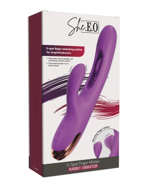 Vibro Rabbit mouvement caressant point G - She.E.O